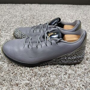 Nike Air Jordan ADG Gunsmoke Golf Shoes Mens 11 Grey Spikeless Elephant Print